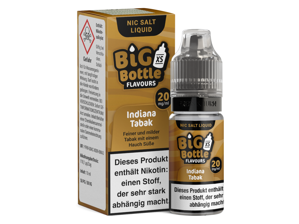 Big Bottle - Indiana Tabak - Nikotinsalz Liquid
