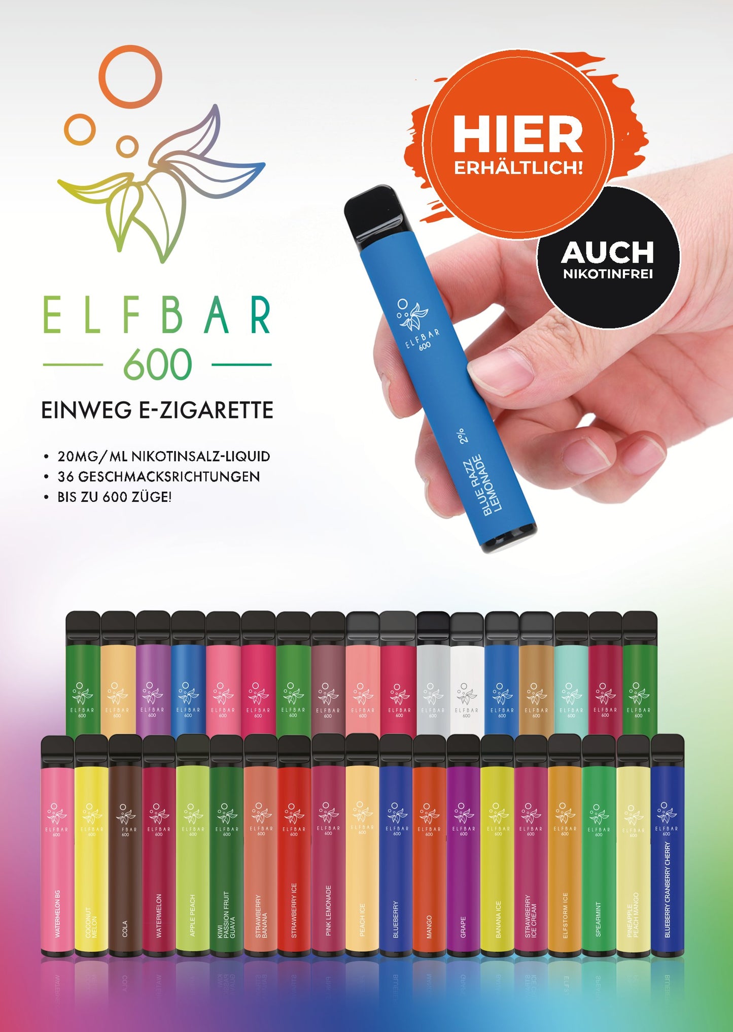 Elfbar 600 Einweg E-Zigarette