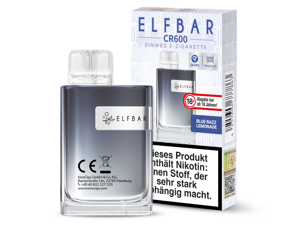 Elfbar - CR600 Einweg E-Zigarette