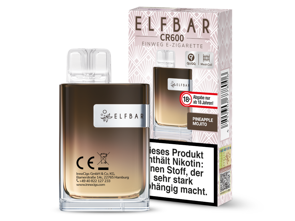 Elfbar - CR600 Einweg E-Zigarette