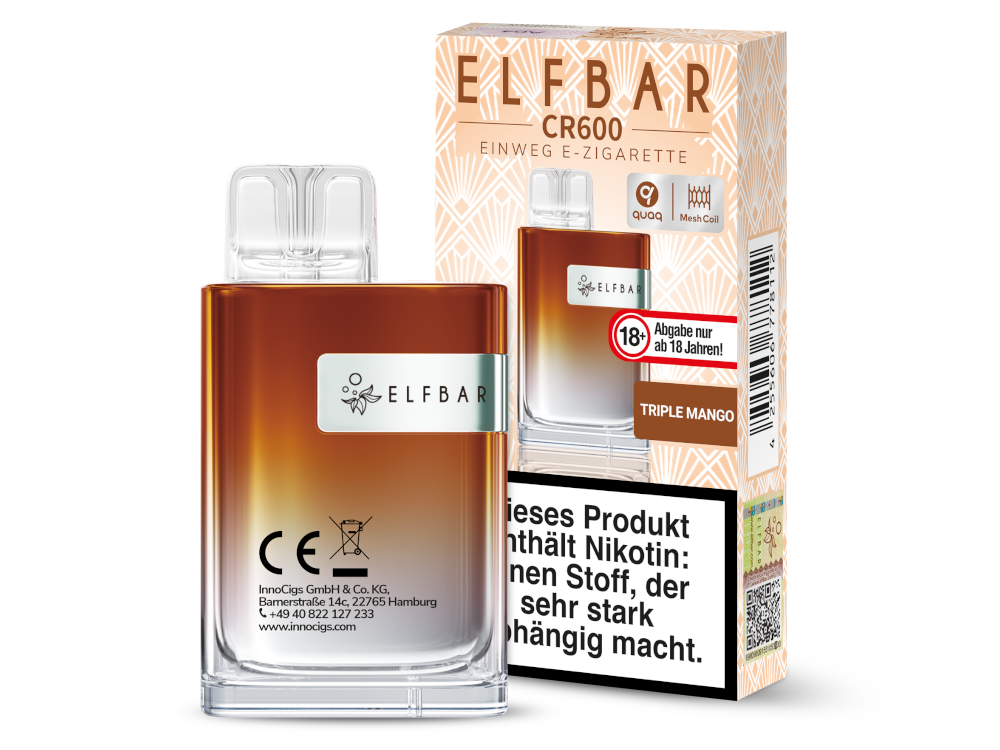 Elfbar - CR600 Einweg E-Zigarette