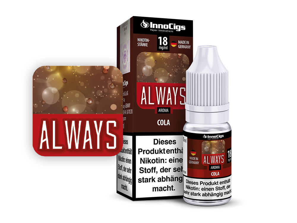 Always Cola Aroma - Liquid für E-Zigaretten