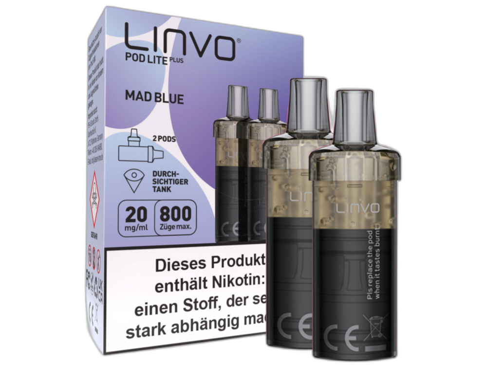 Linvo - Pod Lite Plus Cartridge 20 mg/ml (2 Stück pro Packung)