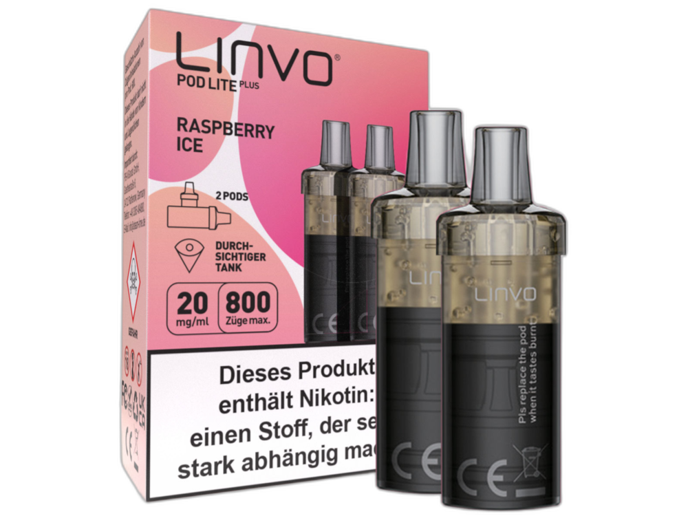 Linvo - Pod Lite Plus Cartridge 20 mg/ml (2 Stück pro Packung)