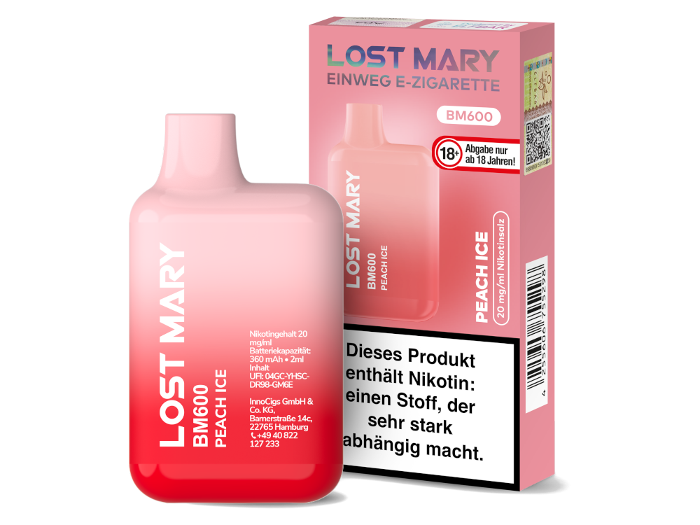 Lost Mary - BM600 Einweg E-Zigarette - 20mg/ml