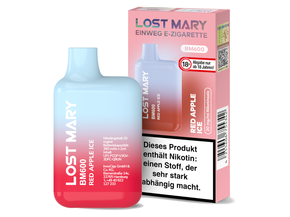Lost Mary - BM600 Einweg E-Zigarette - 20mg/ml