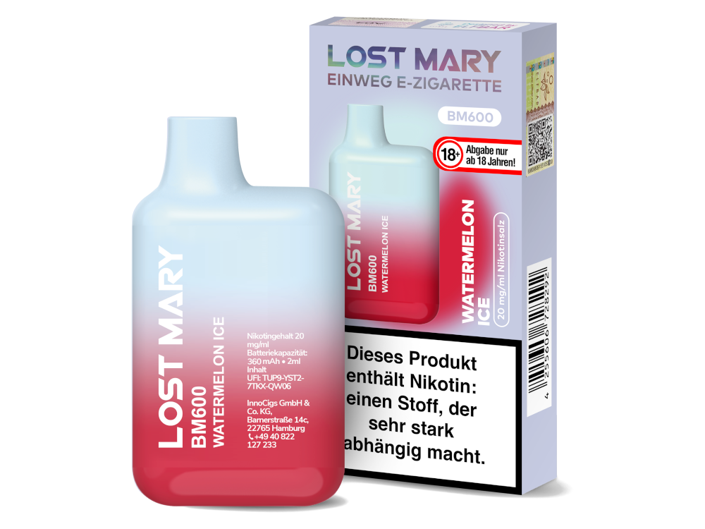 Lost Mary - BM600 Einweg E-Zigarette - 20mg/ml