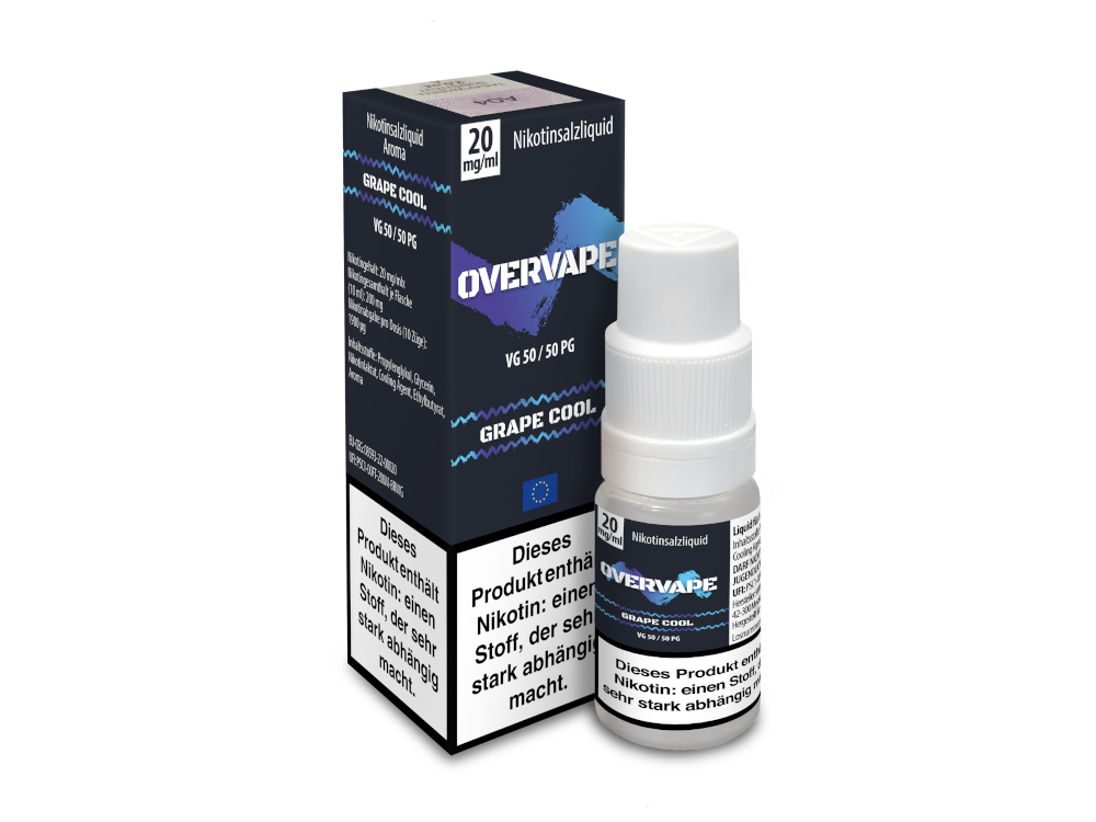 Overvape Nikotinsalz Liquid – 10ml in 30 Geschmacksrichtungen