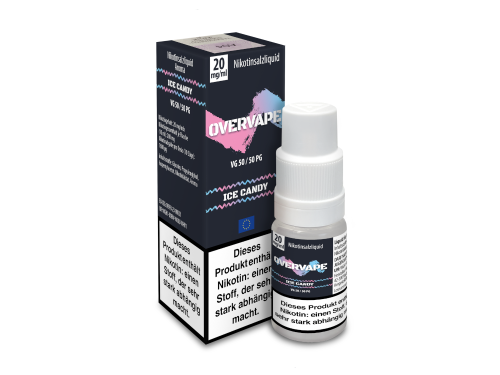 Overvape Nikotinsalz Liquid – 10ml in 30 Geschmacksrichtungen
