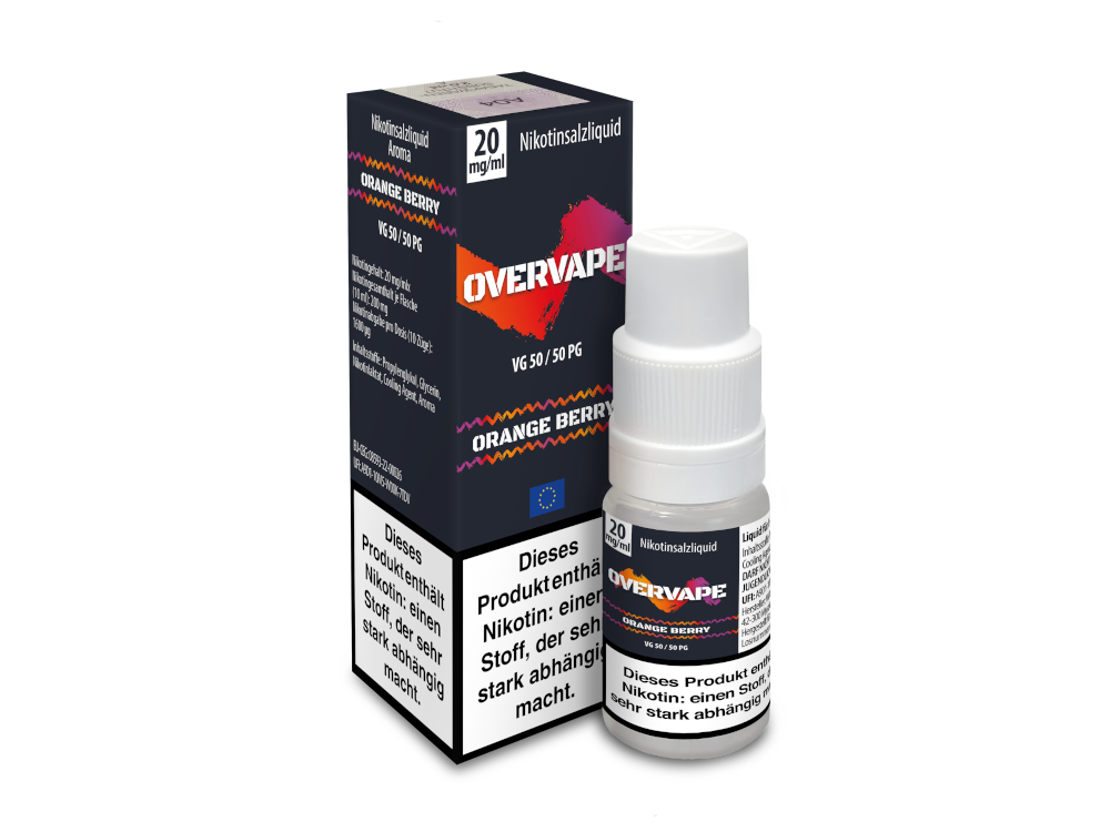Overvape Nikotinsalz Liquid – 10ml in 30 Geschmacksrichtungen