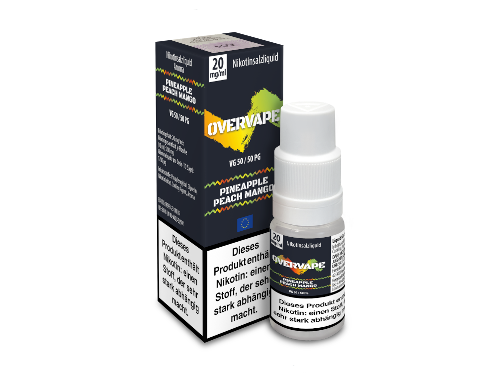 Overvape Nikotinsalz Liquid – 10ml in 30 Geschmacksrichtungen