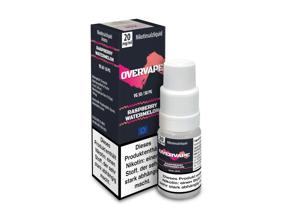 Overvape Nikotinsalz Liquid – 10ml in 30 Geschmacksrichtungen