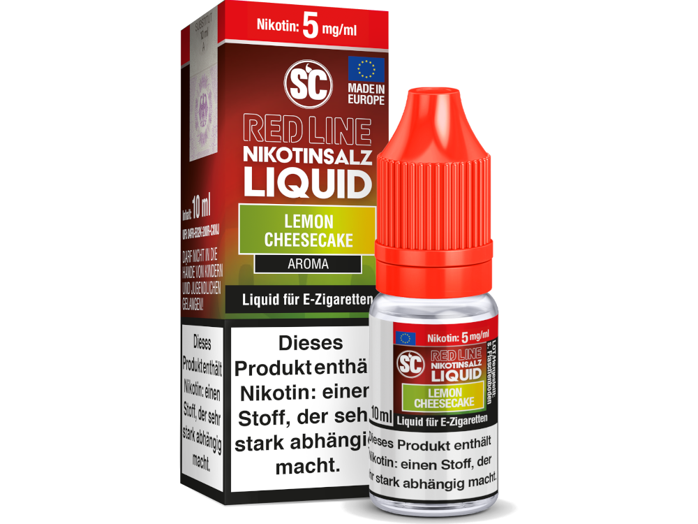 SC - Red Line - Lemon Cheesecake - Nikotinsalz Liquid