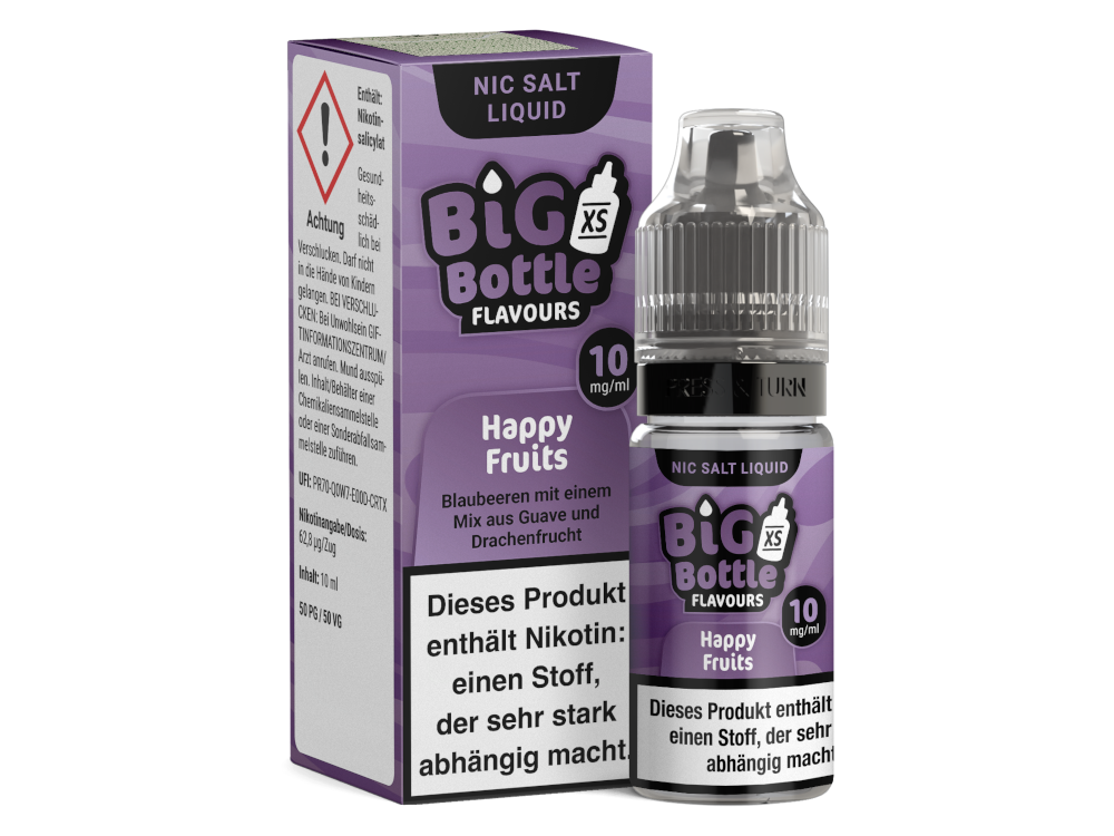 Big Bottle - Happy Fruits - Nikotinsalz Liquid