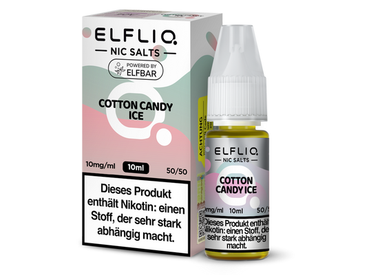 ELFLIQ - Cotton Candy Ice - Nikotinsalz Liquid