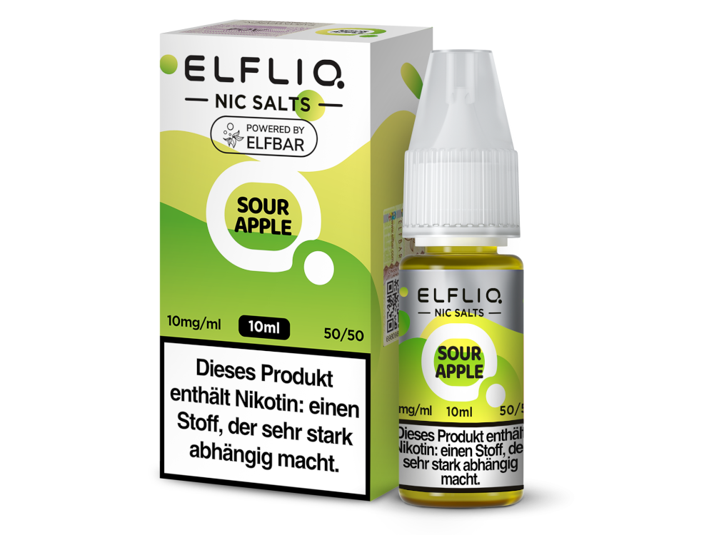 ELFLIQ - Sour Apple - Nikotinsalz Liquid