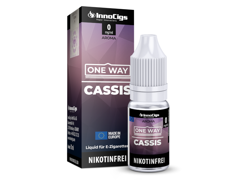 InnoCigs - One Way - Cassis - Nikotinsalz Liquid