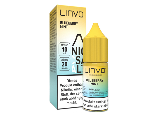 Linvo - Blueberry Mint - Nikotinsalz Liquid 20 mg/ml