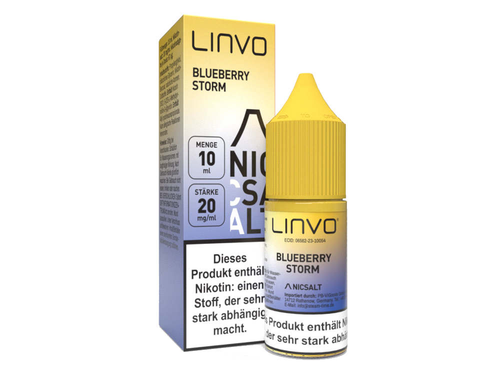 Linvo - Blueberry Storm - Nikotinsalz Liquid 20 mg/ml