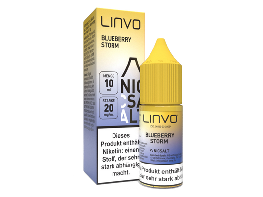 Linvo - Blueberry Storm - Nikotinsalz Liquid 20 mg/ml