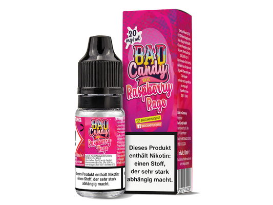 Bad Candy Liquids - Raspberry Rage - Nikotinsalz Liquid