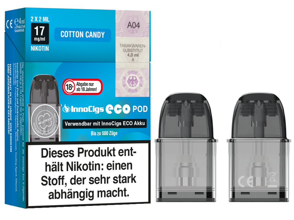 InnoCigs - Eco Pod (2 Stück pro Packung)