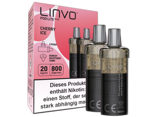 Linvo - Pod Lite Plus Cartridge 20 mg/ml (2 Stück pro Packung)