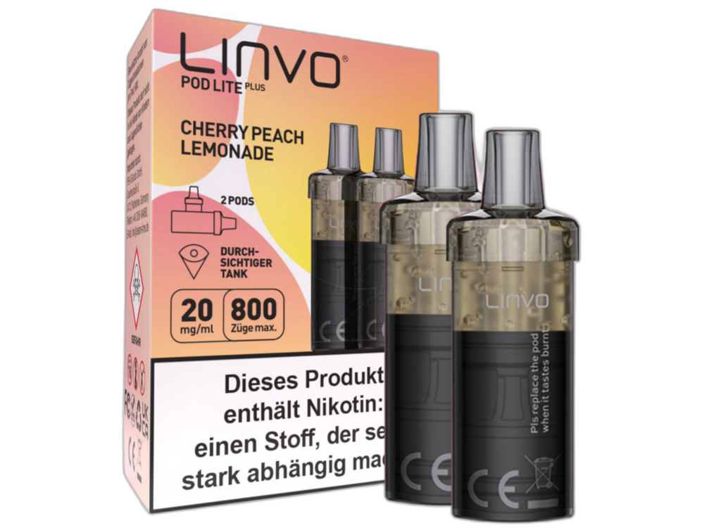 Linvo - Pod Lite Plus Cartridge 20 mg/ml (2 Stück pro Packung)