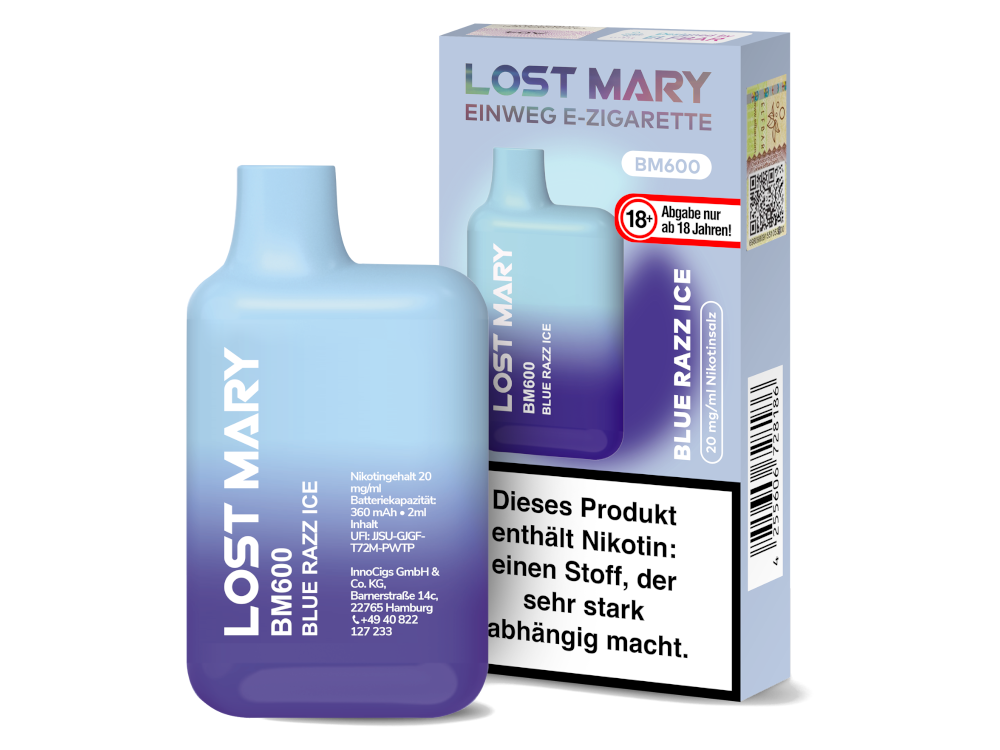 Lost Mary - BM600 Einweg E-Zigarette - 20mg/ml