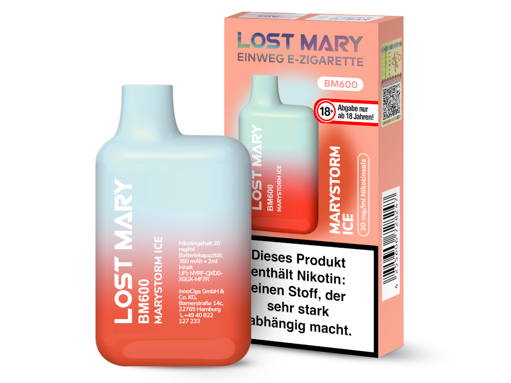 Lost Mary - BM600 Einweg E-Zigarette - 20mg/ml