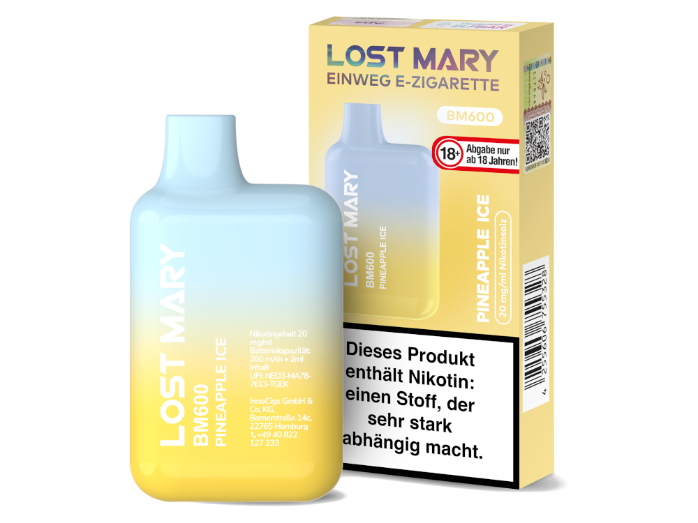 Lost Mary - BM600 Einweg E-Zigarette - 20mg/ml