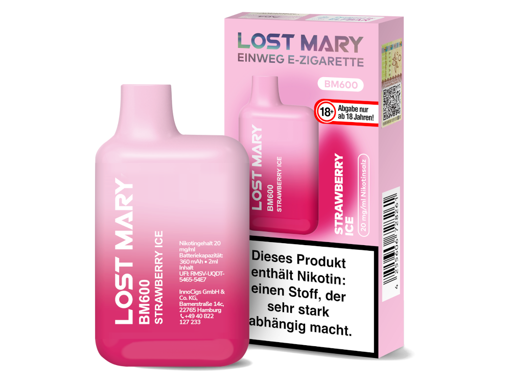 Lost Mary - BM600 Einweg E-Zigarette - 20mg/ml