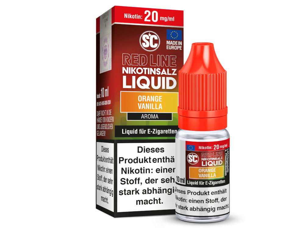 SC - Red Line - Orange Vanilla - Nikotinsalz Liquid