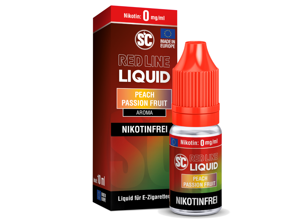 SC - Red Line - Peach Passion Fruit - Nikotinsalz Liquid
