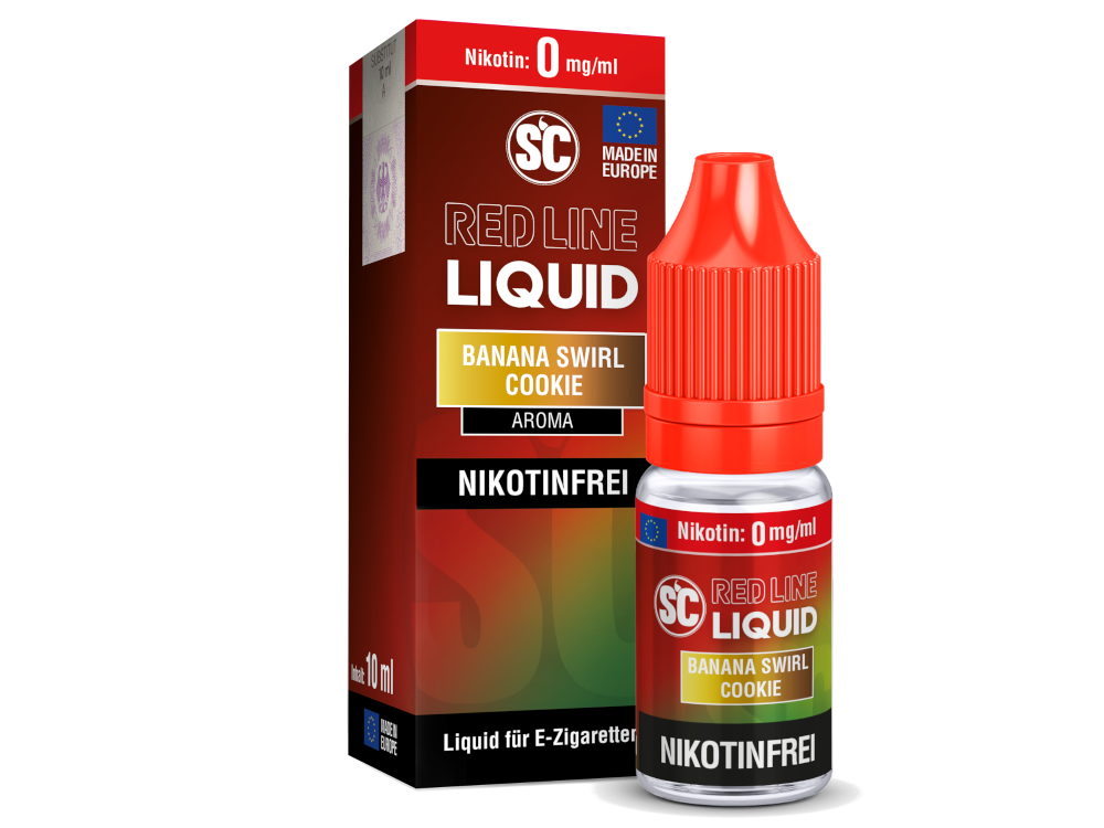 SC - Red Line - Banana Swirl Cookie - Nikotinsalz Liquid