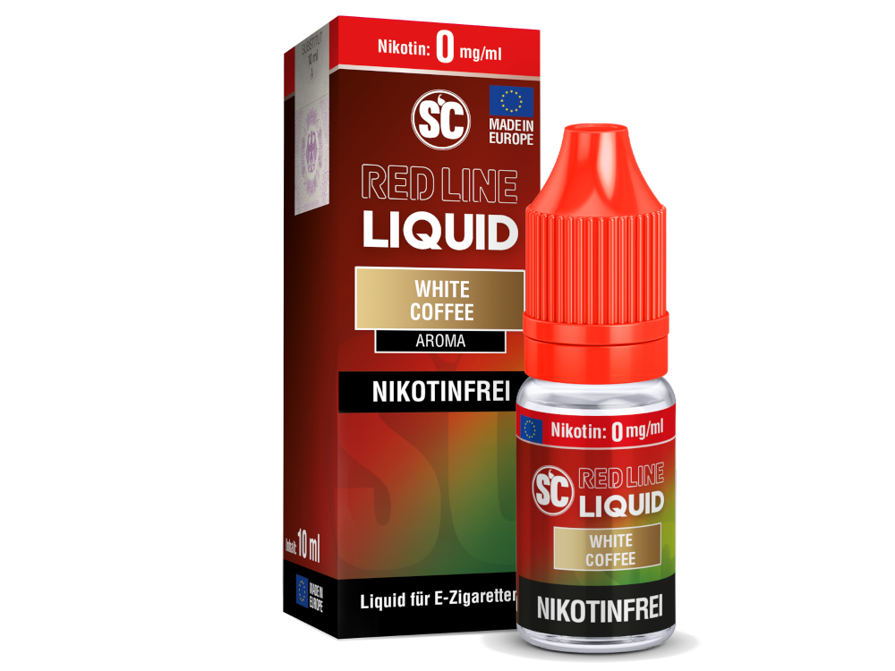 SC - Red Line - White Coffee - Nikotinsalz Liquid
