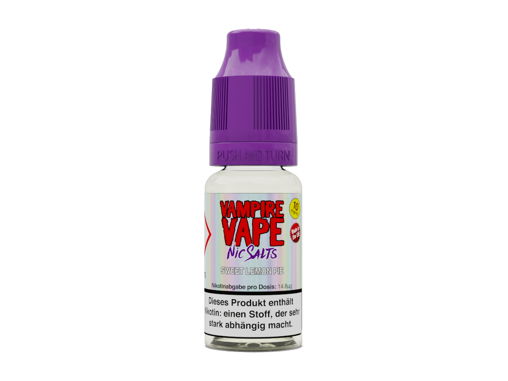 Vampire Vape - Sweet Lemon Pie - Nikotinsalz Liquid